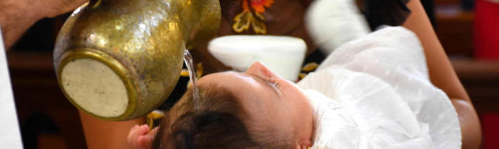 baptême d'un bébé