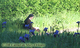 Carmel de Micy Orléans - Oraison dans le parc